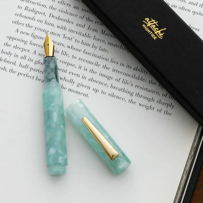 Mint Marbled Fountain Pen