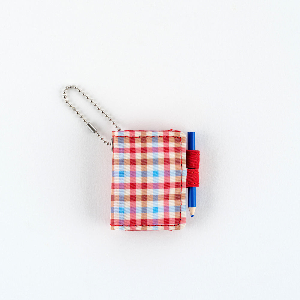 Hobonichi Techo Mini Keychain / Bright Plaid