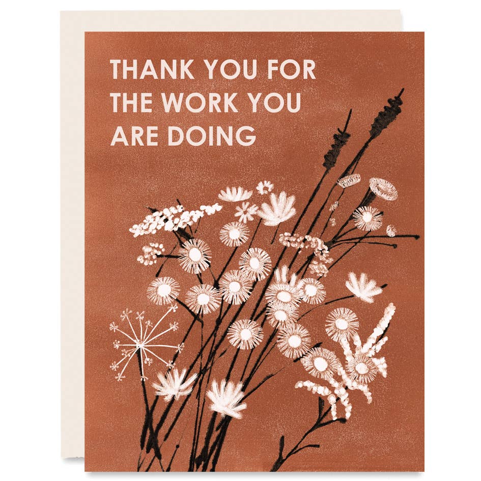Thank You for the Work Card Boxed Set of Six
