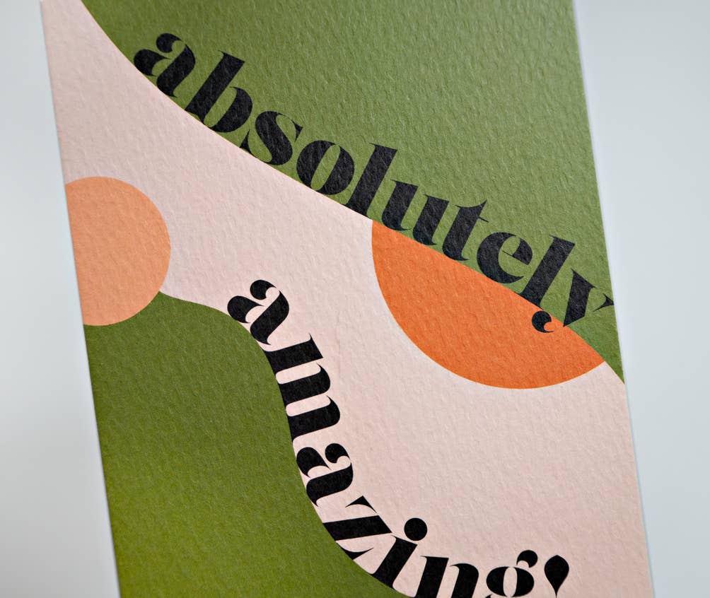 Absolutely Amazing Card