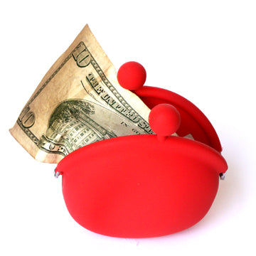 Pochi Silicone Coin Purse / Red