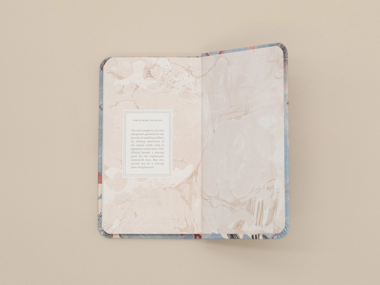 Marble Hardcover Journal / Pocket / Fluxus