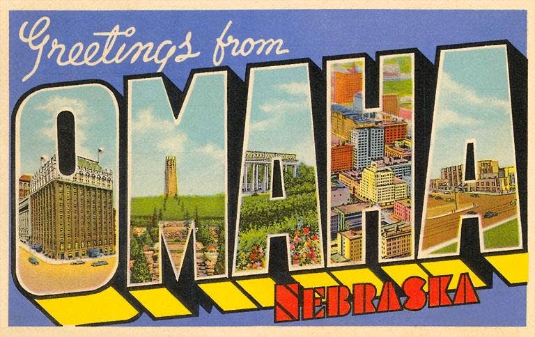 Greetings from Omaha Postcard No. 4