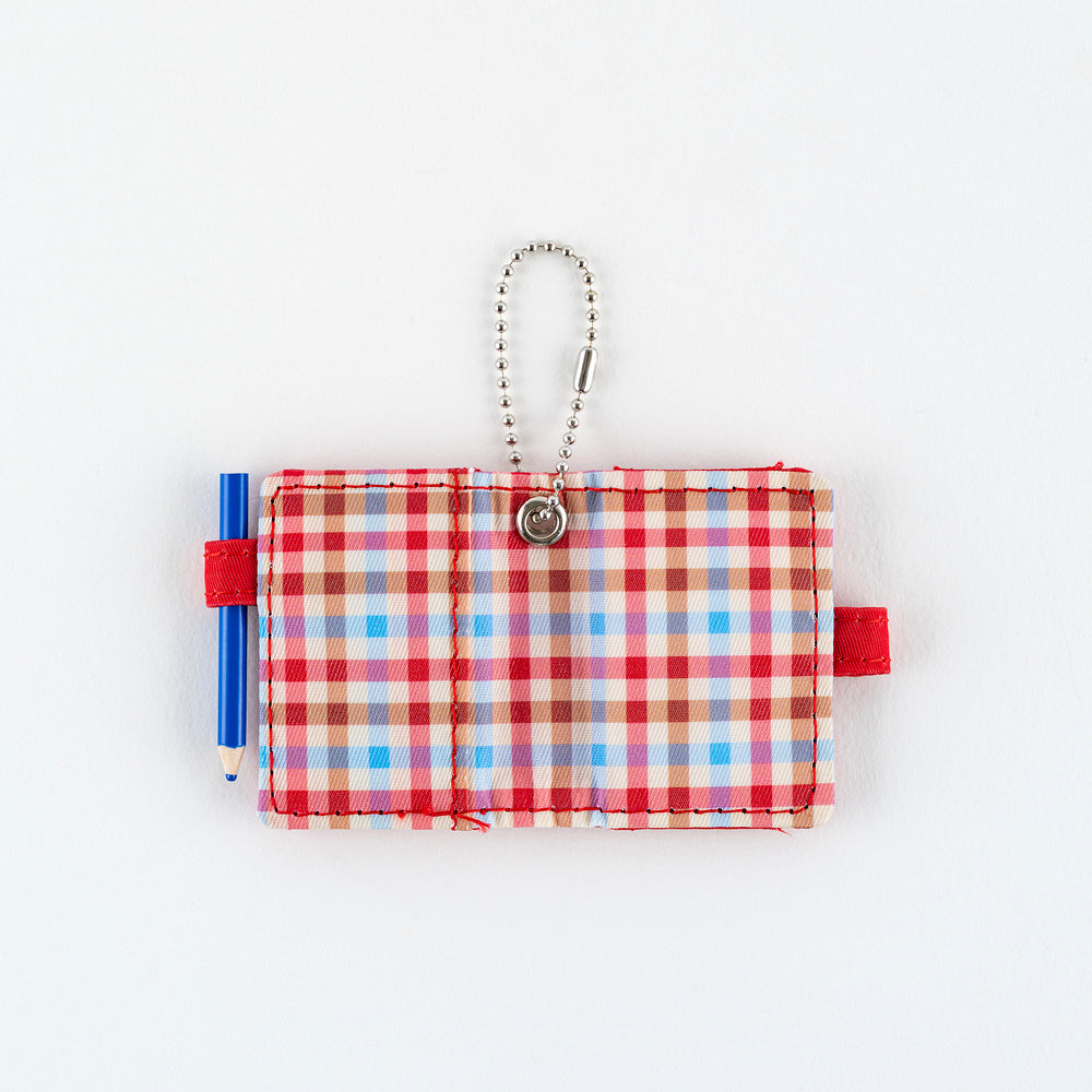 Hobonichi Techo Mini Keychain / Bright Plaid