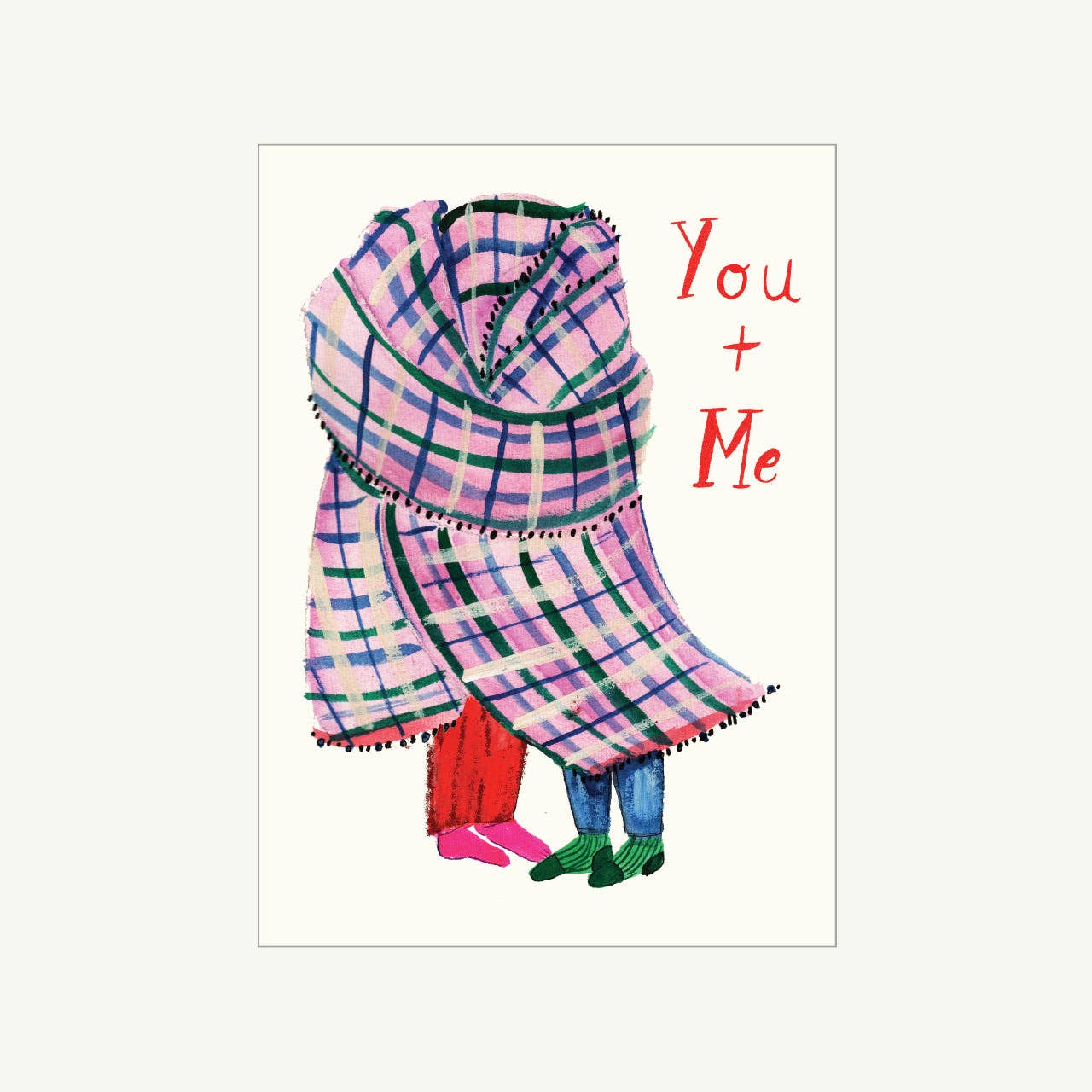 Meet Me Under the Blanket Greeting Card