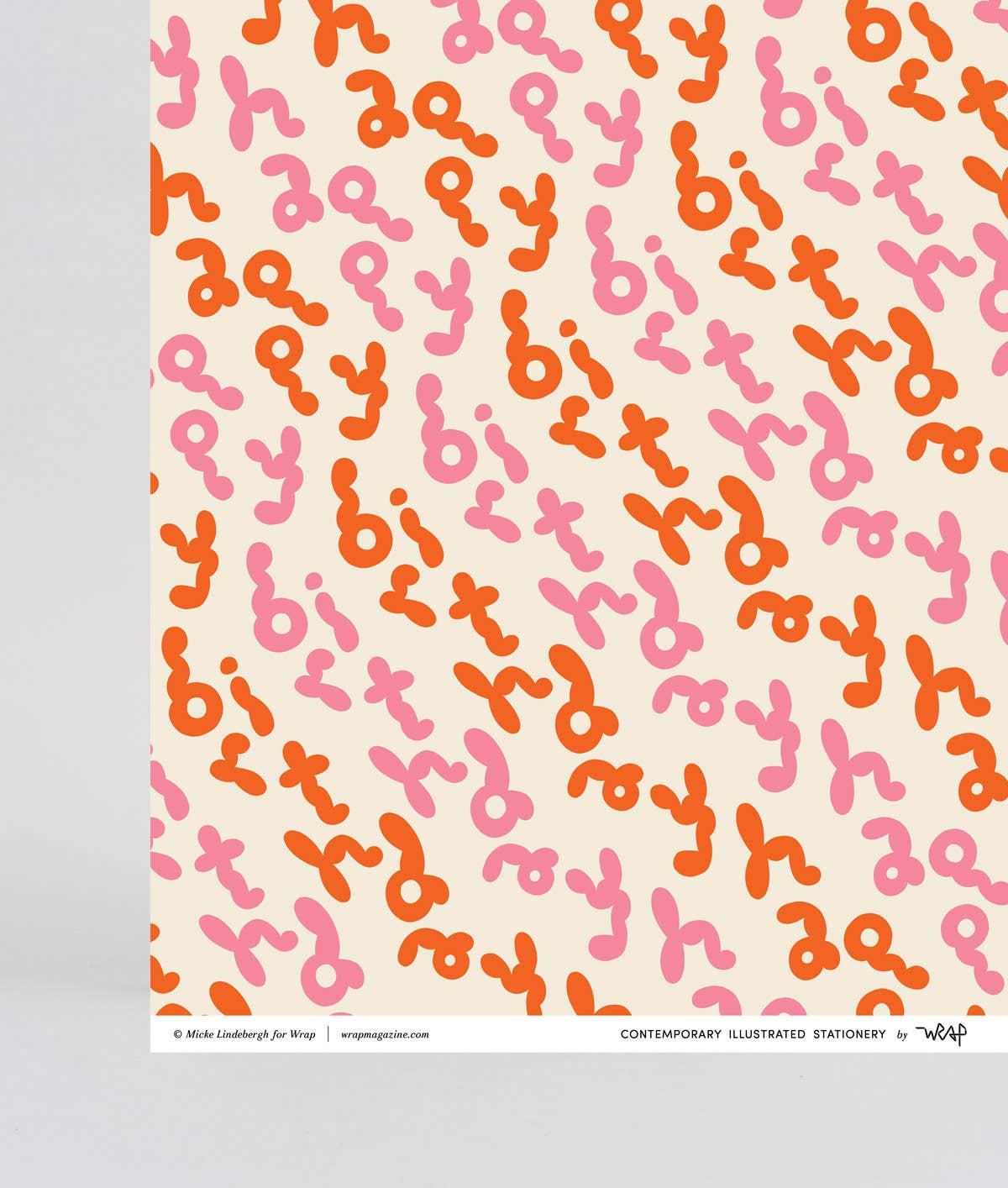 Happy Birthday Bubble Writing Gift Wrap