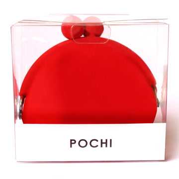 Pochi Silicone Coin Purse / Red