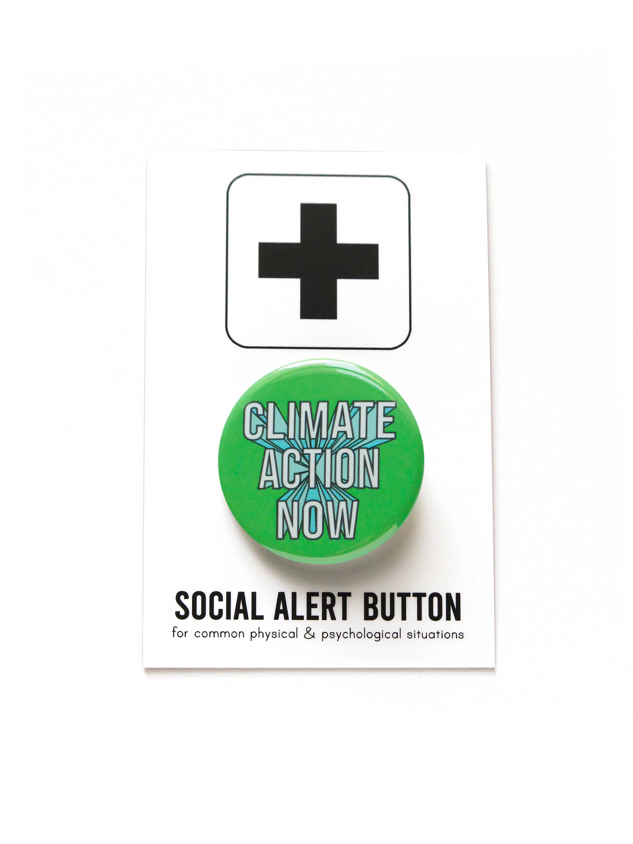 Climate Action Now Pinback Button