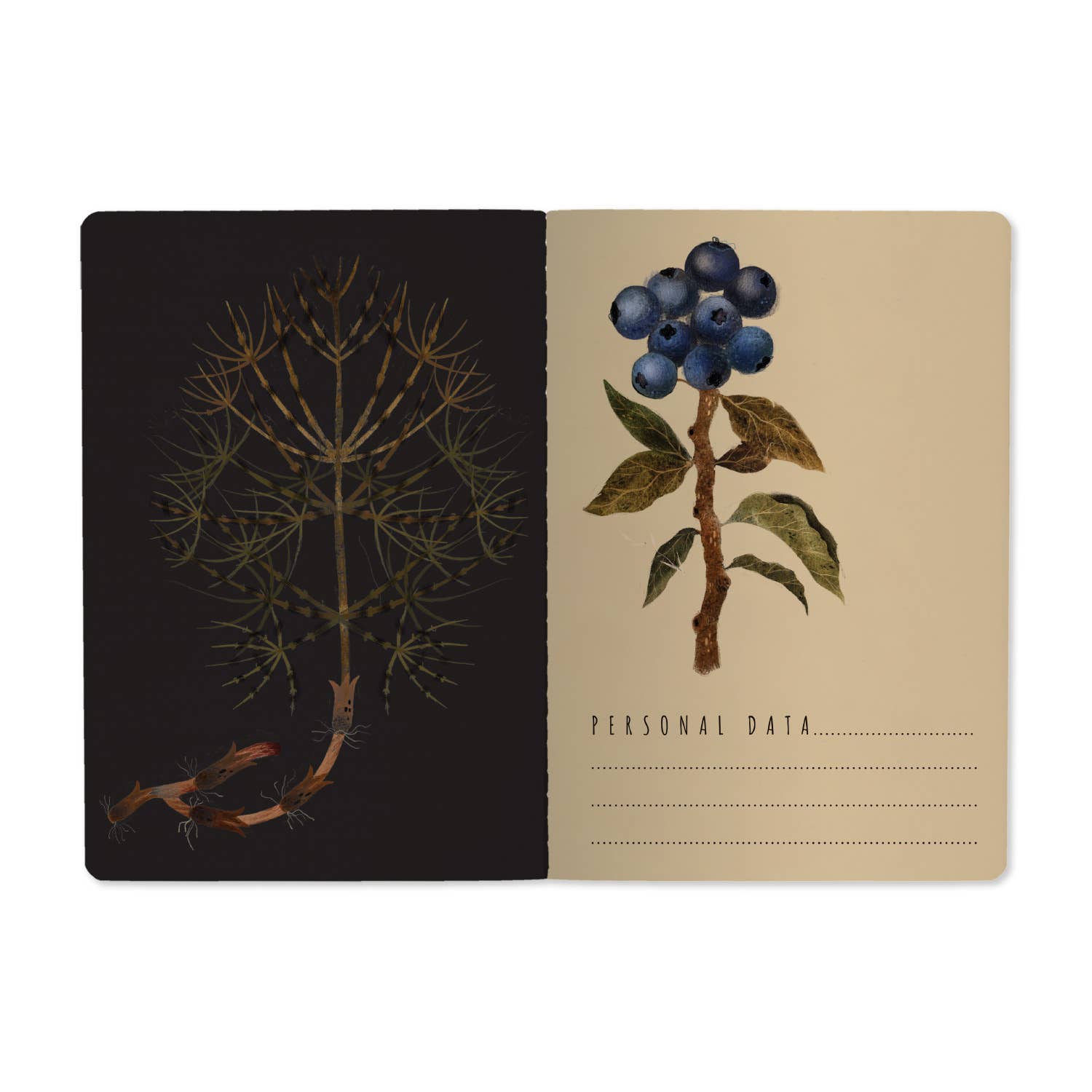 Forest Berries A5 Softcover Notebook