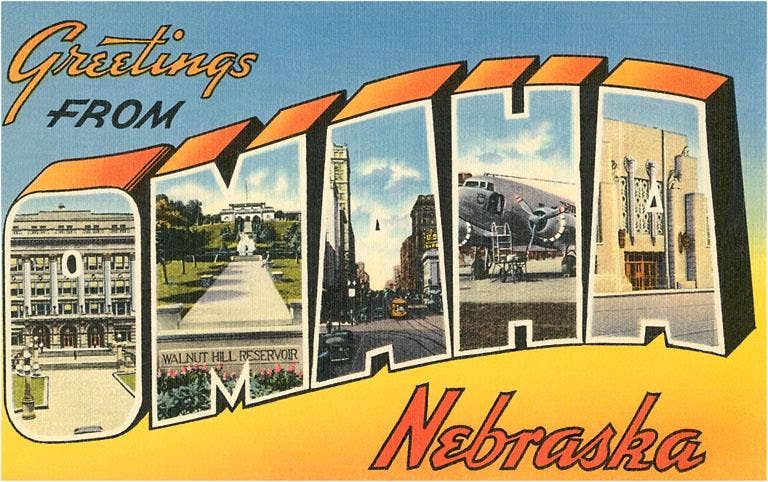 Greetings from Omaha Postcard No. 2