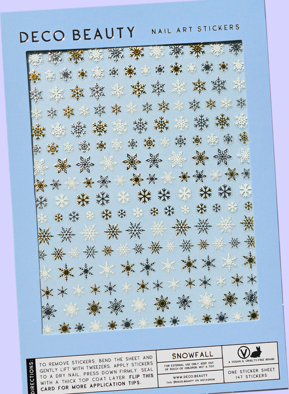 Nail Art Stickers / SNOWFALL