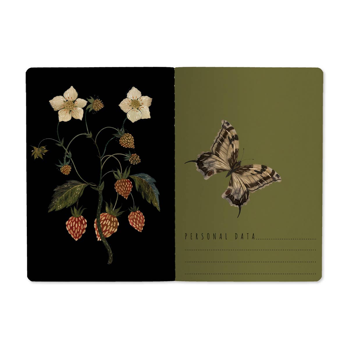 Forest Flowers Notebook / A6 Size