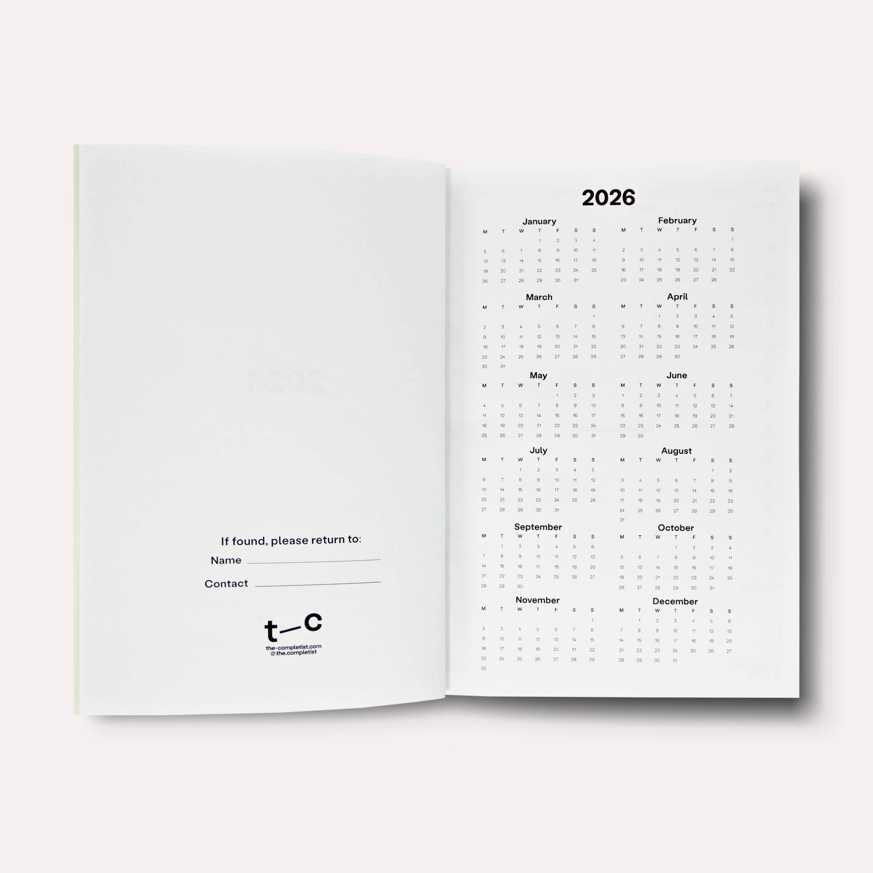Palermo 2026 Dated Daily Planner Book