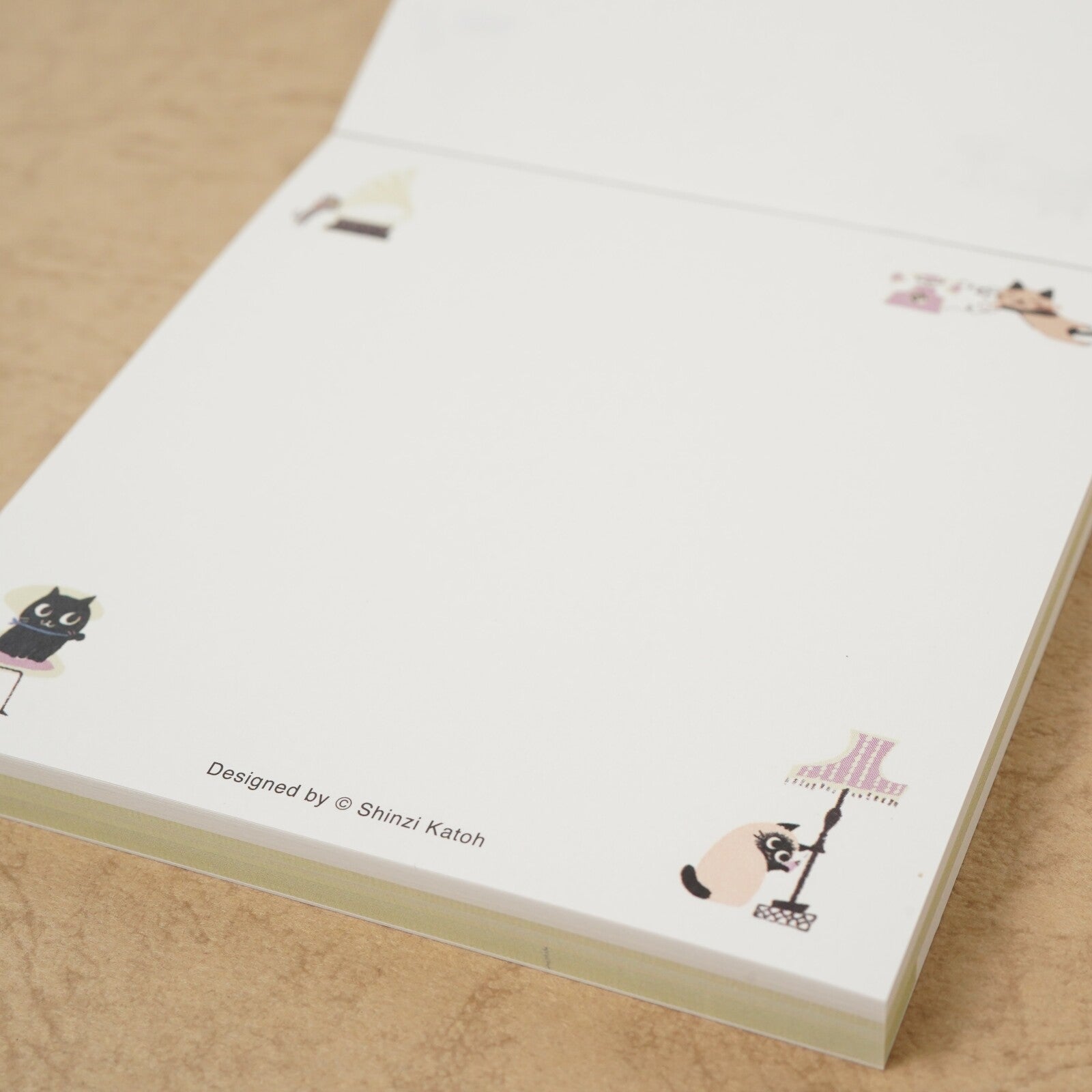 Shinzi Katoh Memo Pad / Uneven Cats