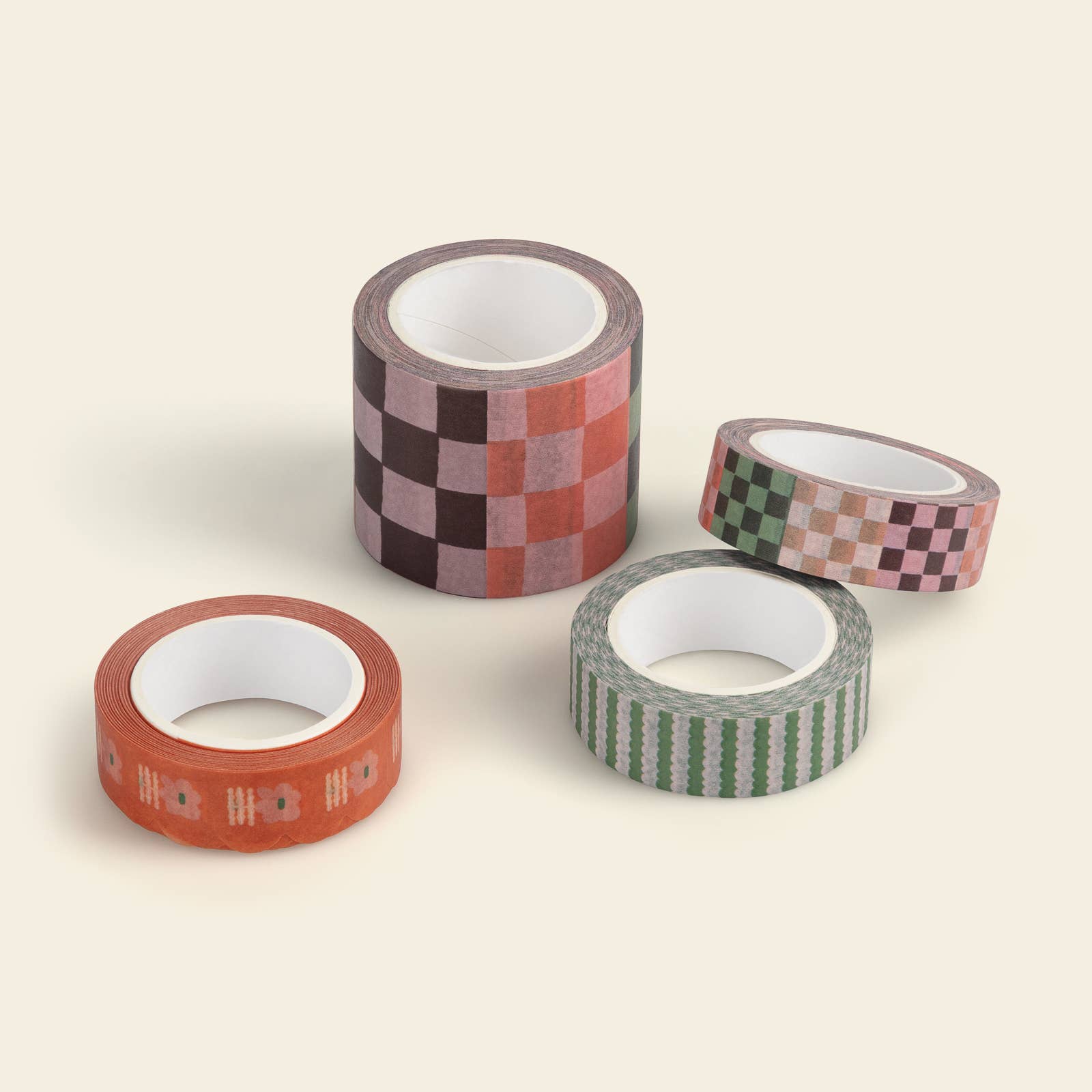 Pretty Sticky Washi Tape Set / Checks