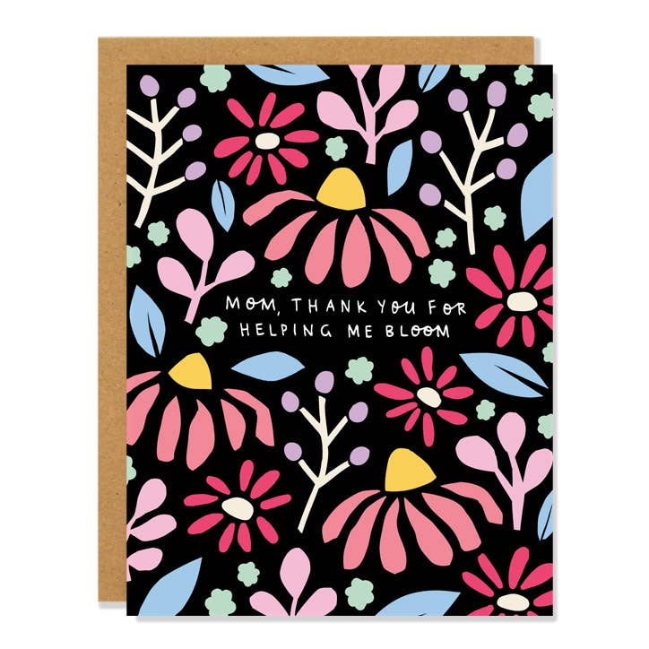 Thank You For Helping me Bloom Card