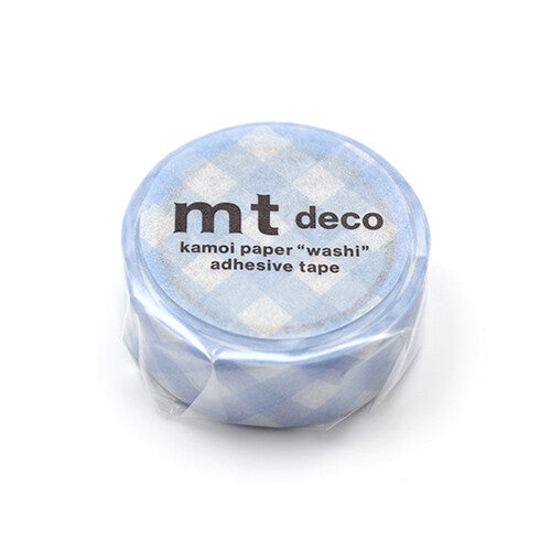 MT Washi Tape / Ultramarine Gingham Check