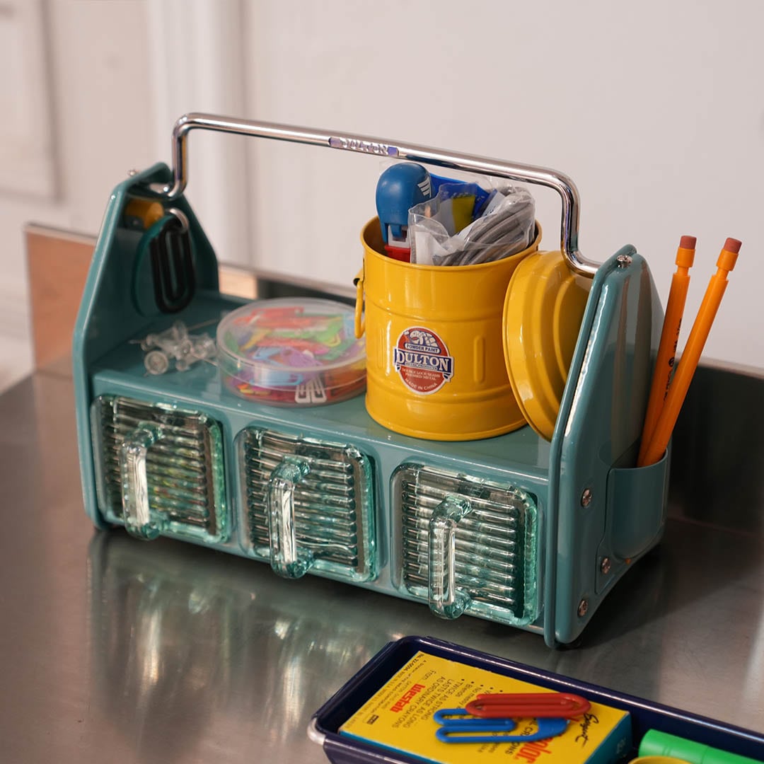 Dulton Metal Storage Table Organizer