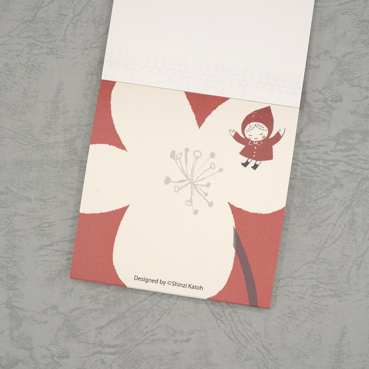 Shinzi Katoh Block Memo Pad / Red Riding Hood / "Merry Go Round"