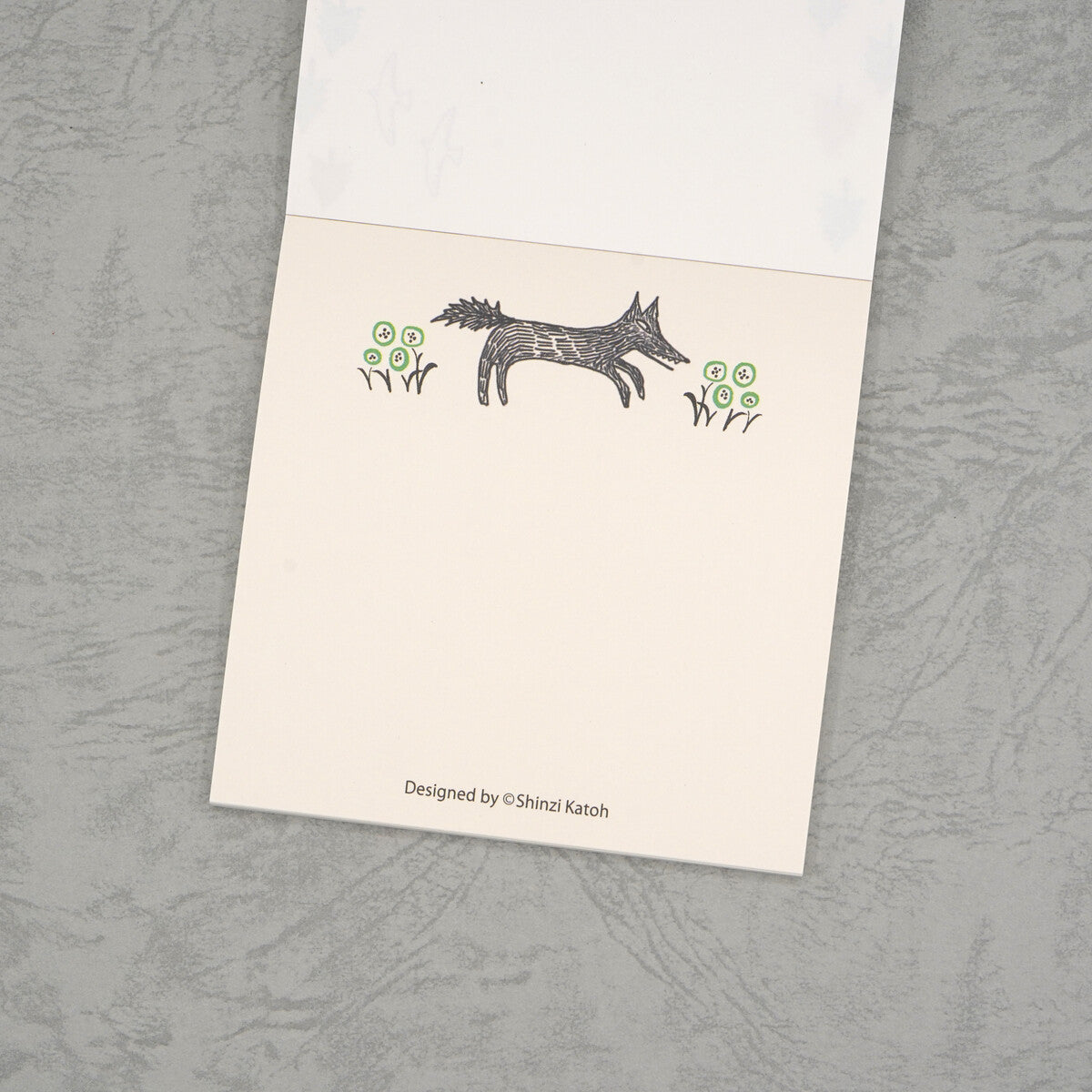 Shinzi Katoh Block Memo Pad / Red Riding Hood / "Hide and Seek"