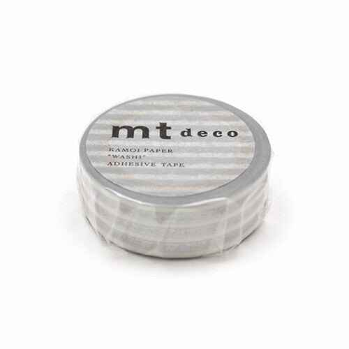 MT Washi Tape / Silver Stripe
