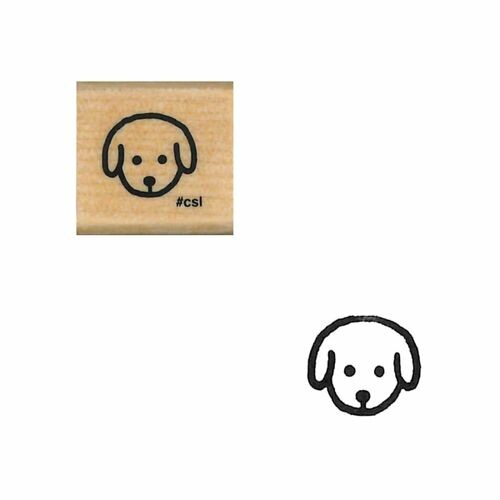 Dog Mini Rubber Stamp