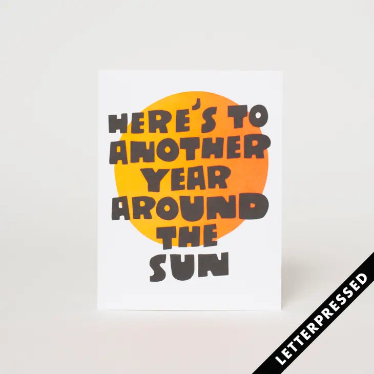 Another Year Around the Sun Card