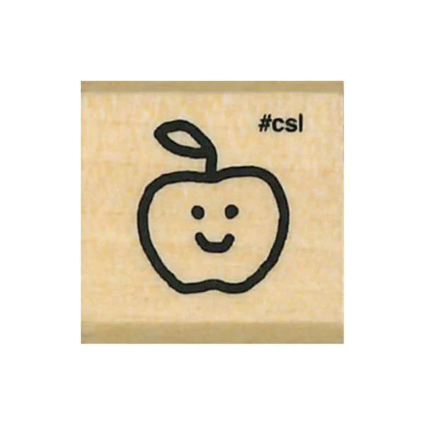 Apple Mini Rubber Stamp