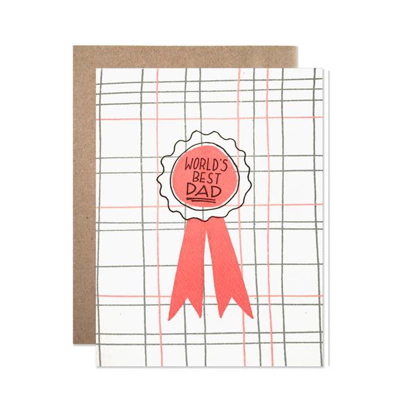World's Best Dad Card