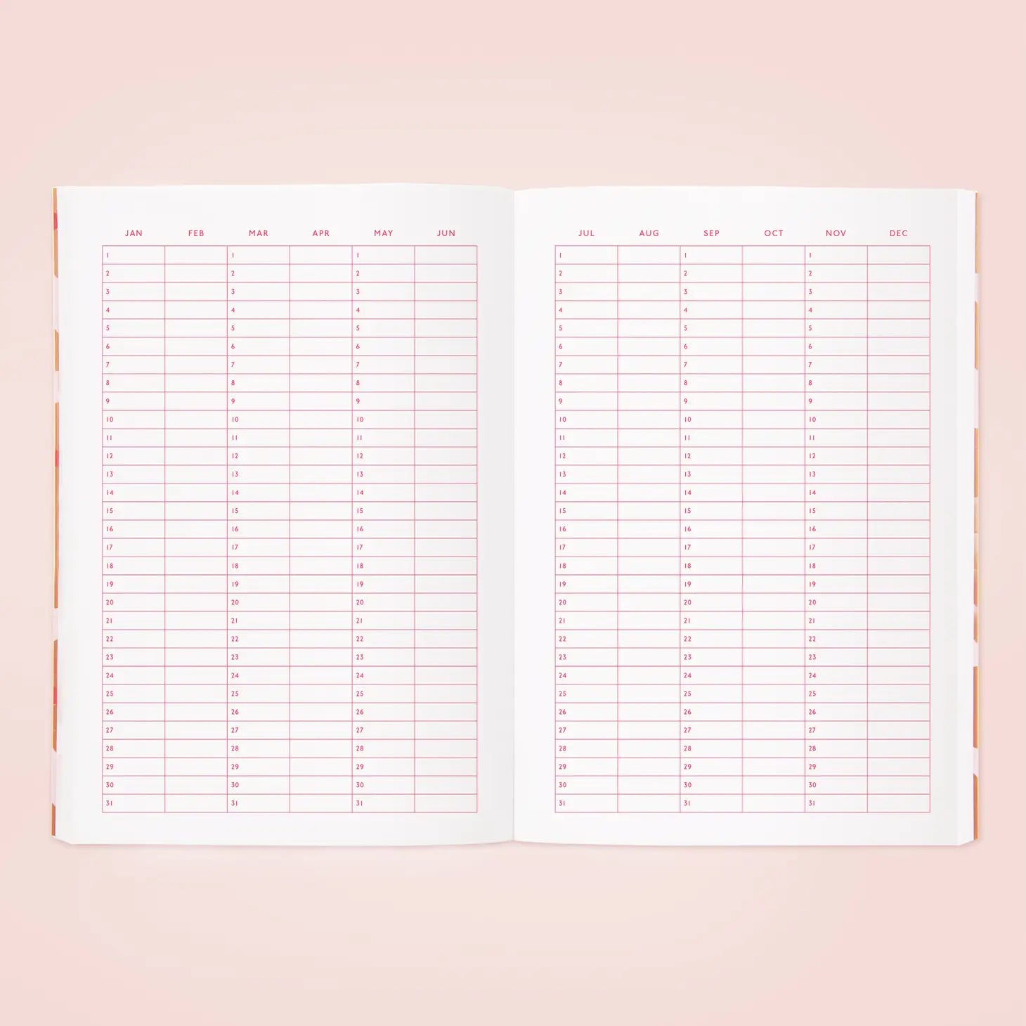 Blossom Gold Planner / Red Petal