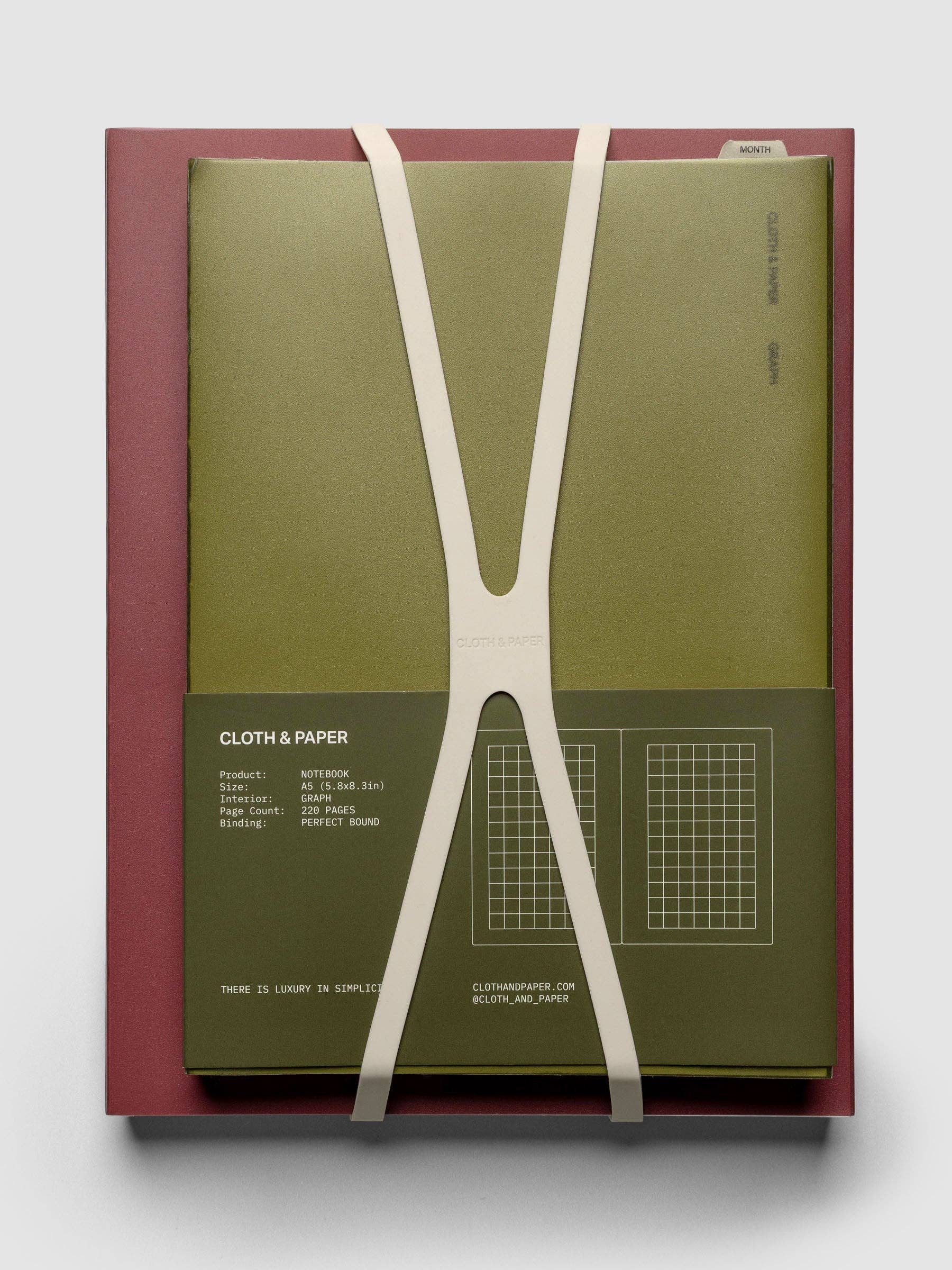 Planner Closure Bands / Rouge and Concrete