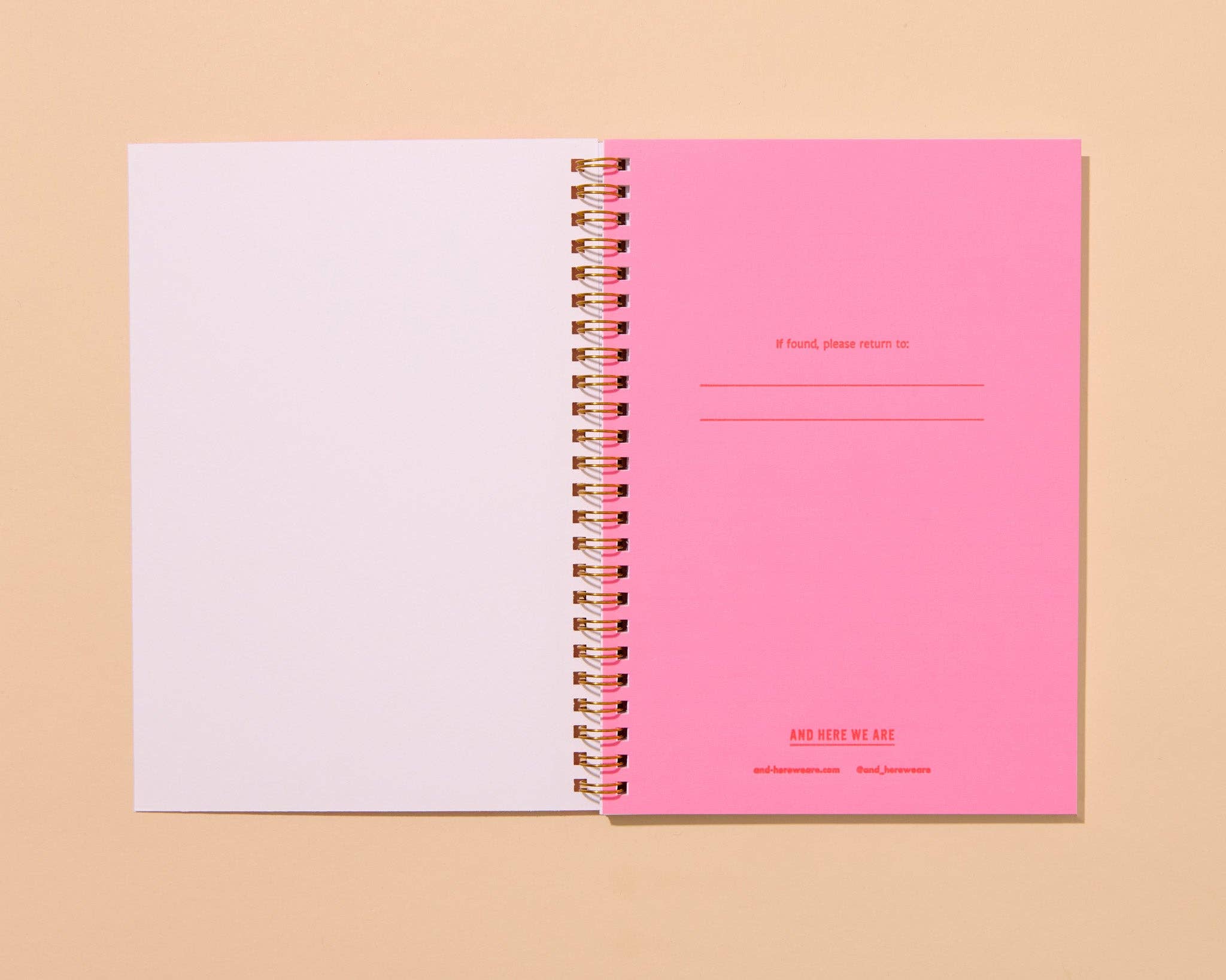 Letterpress A5 Spiral Notebook / Sardines