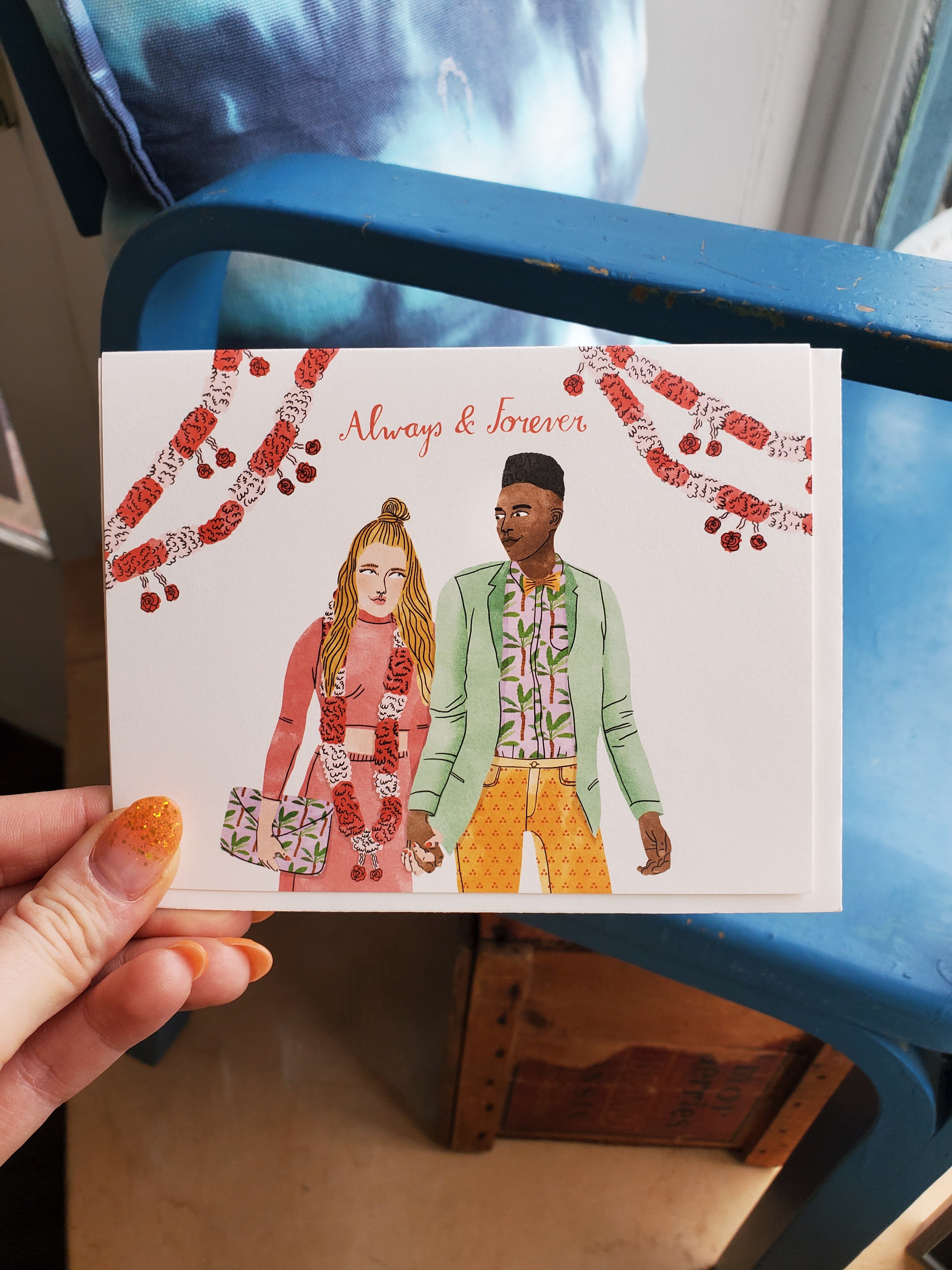 Always & Forever Wedding Card