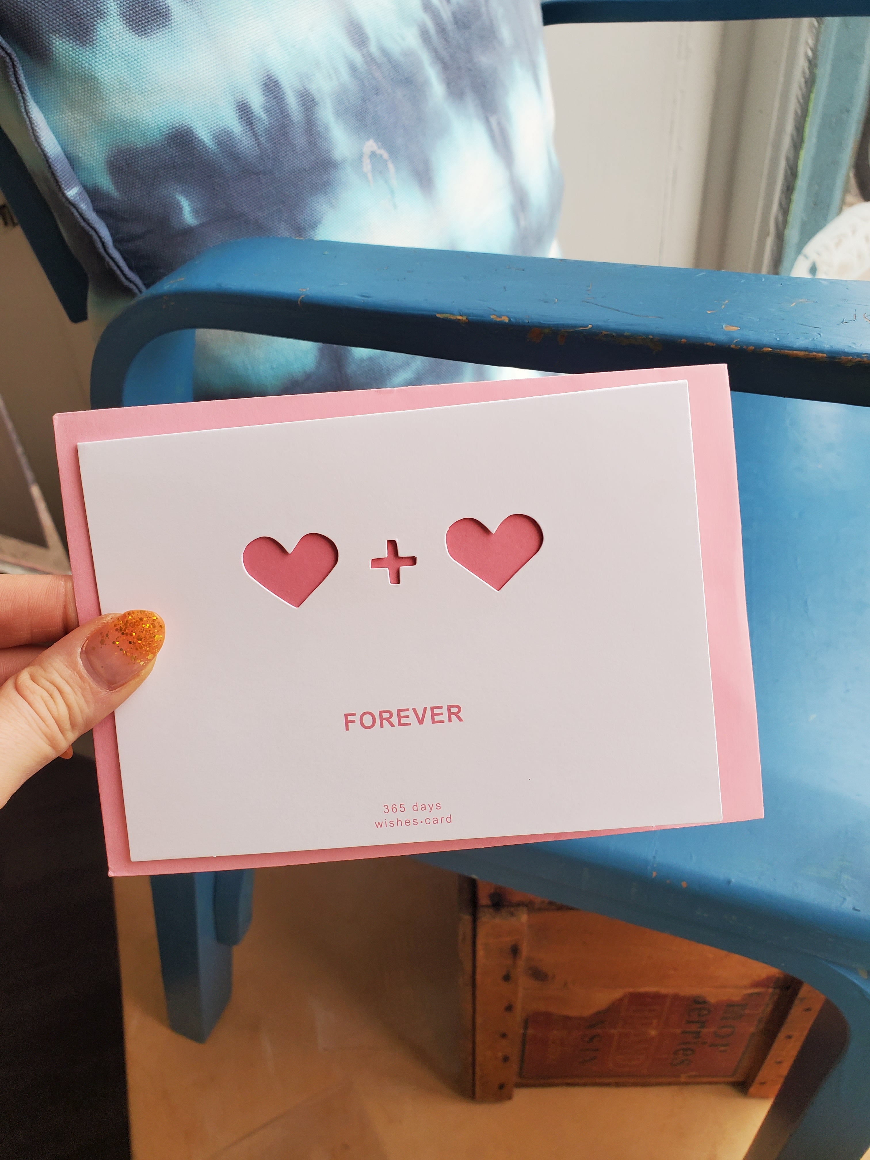 Forever <3 + <3 Card