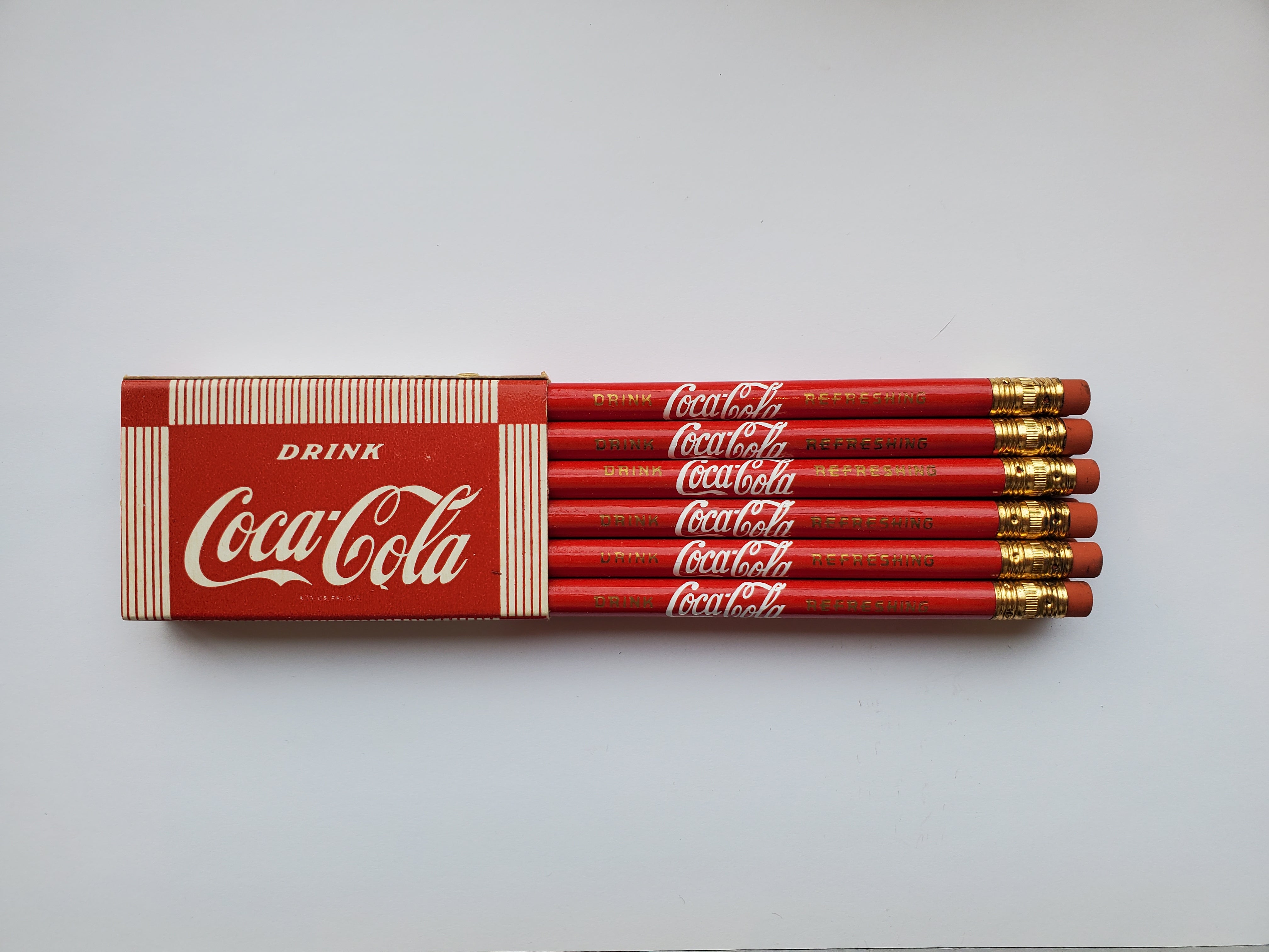 Vintage Coca Cola Pencil Set
