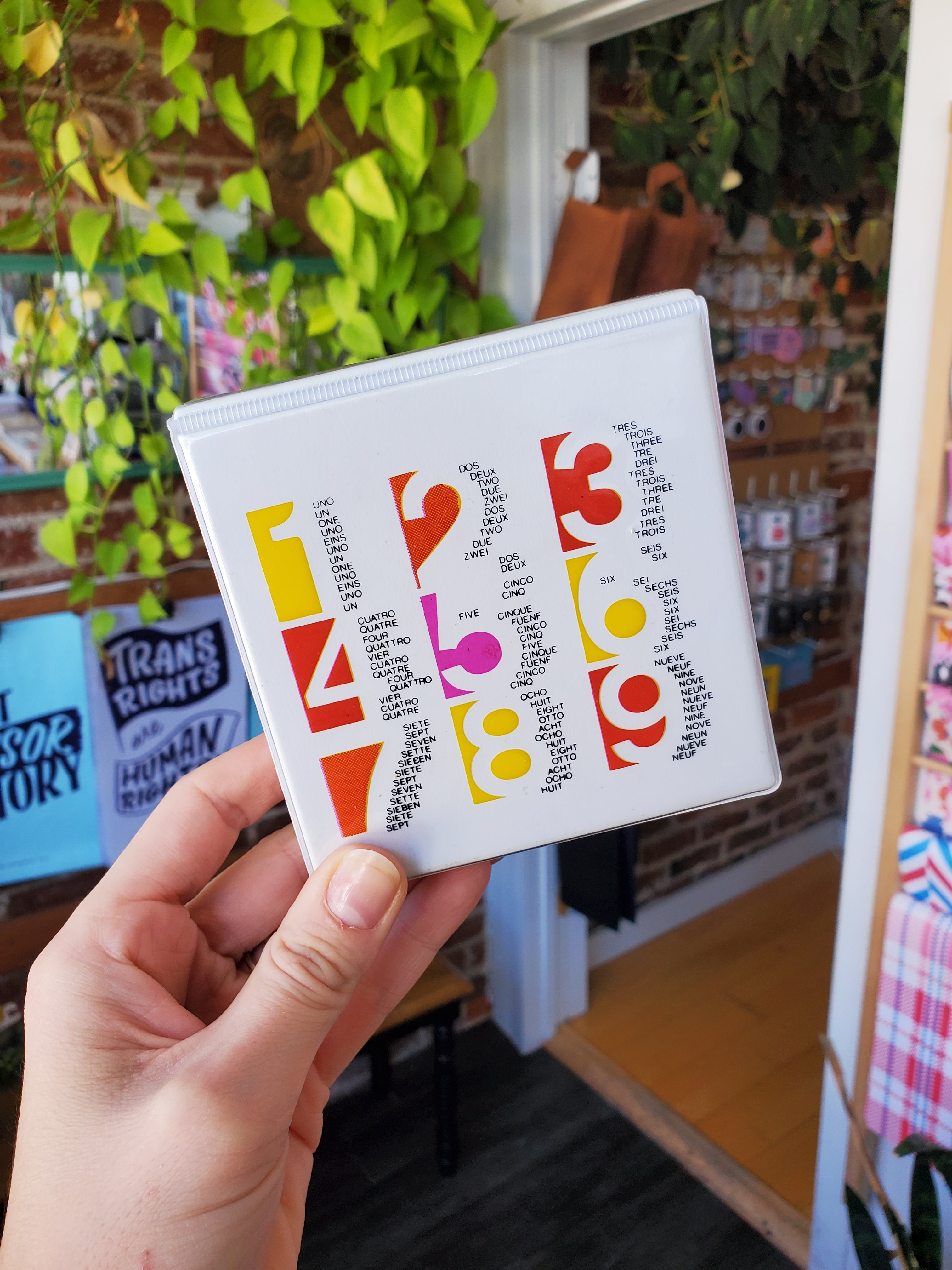 Vintage Numbers and Typography Notebook