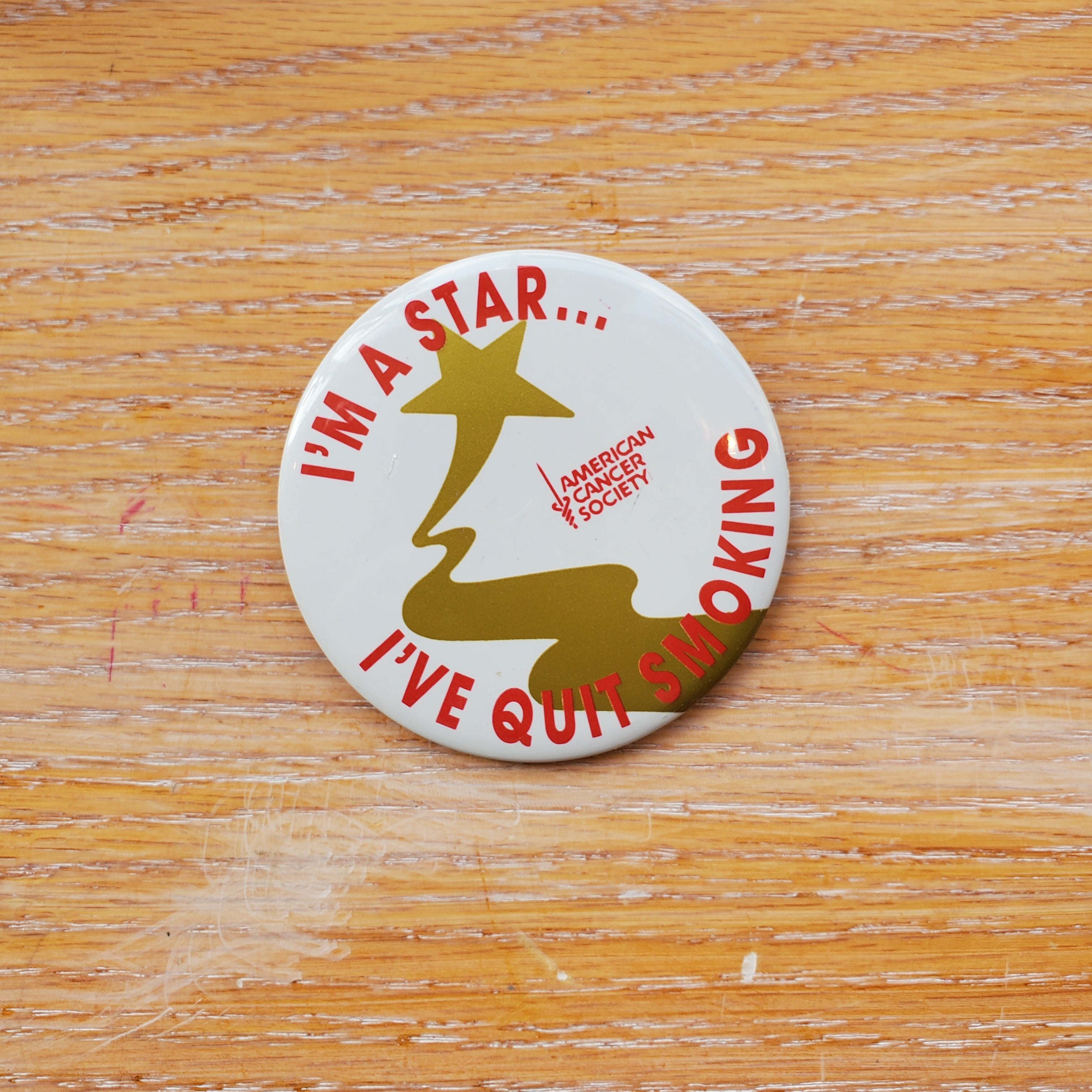 I'm A Star Vintage Pinback Button