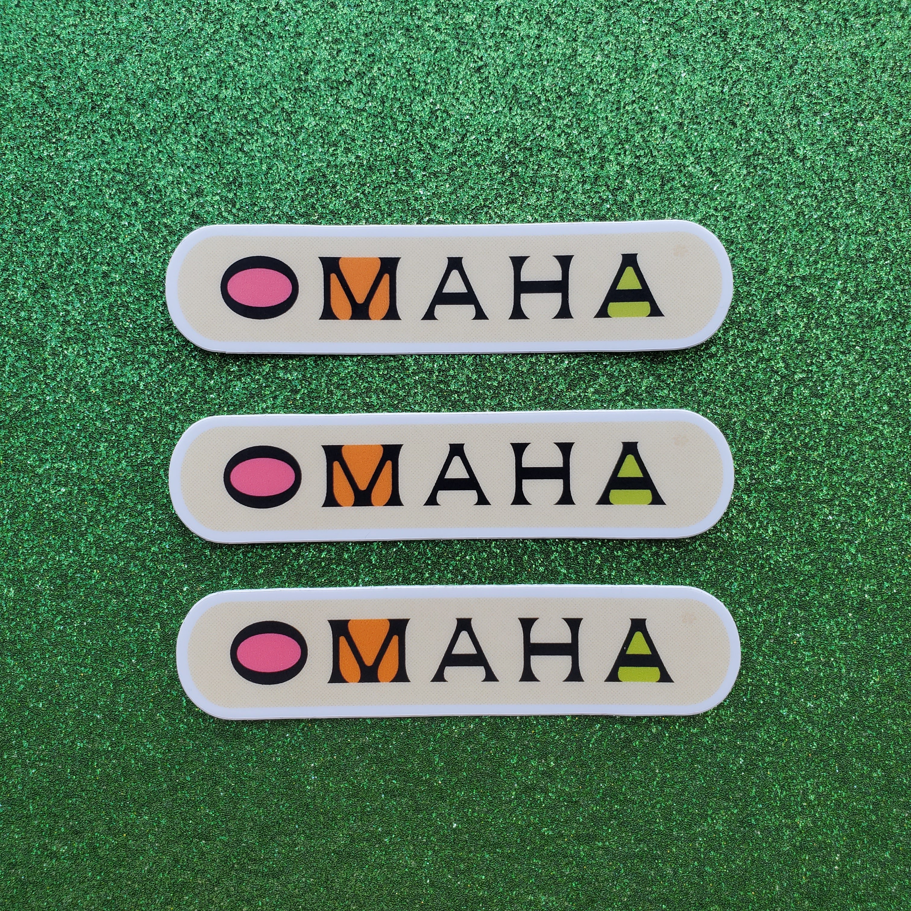 Retro Omaha Sticker