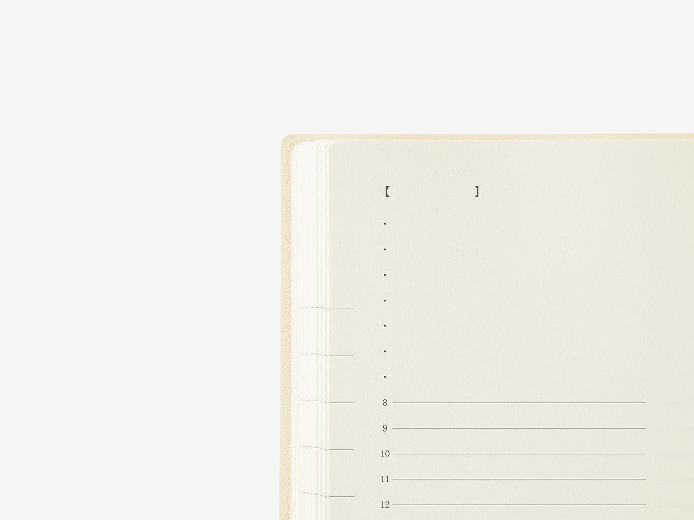 MD Diary 2027 A6 1 Day 1 Page - daily page detail