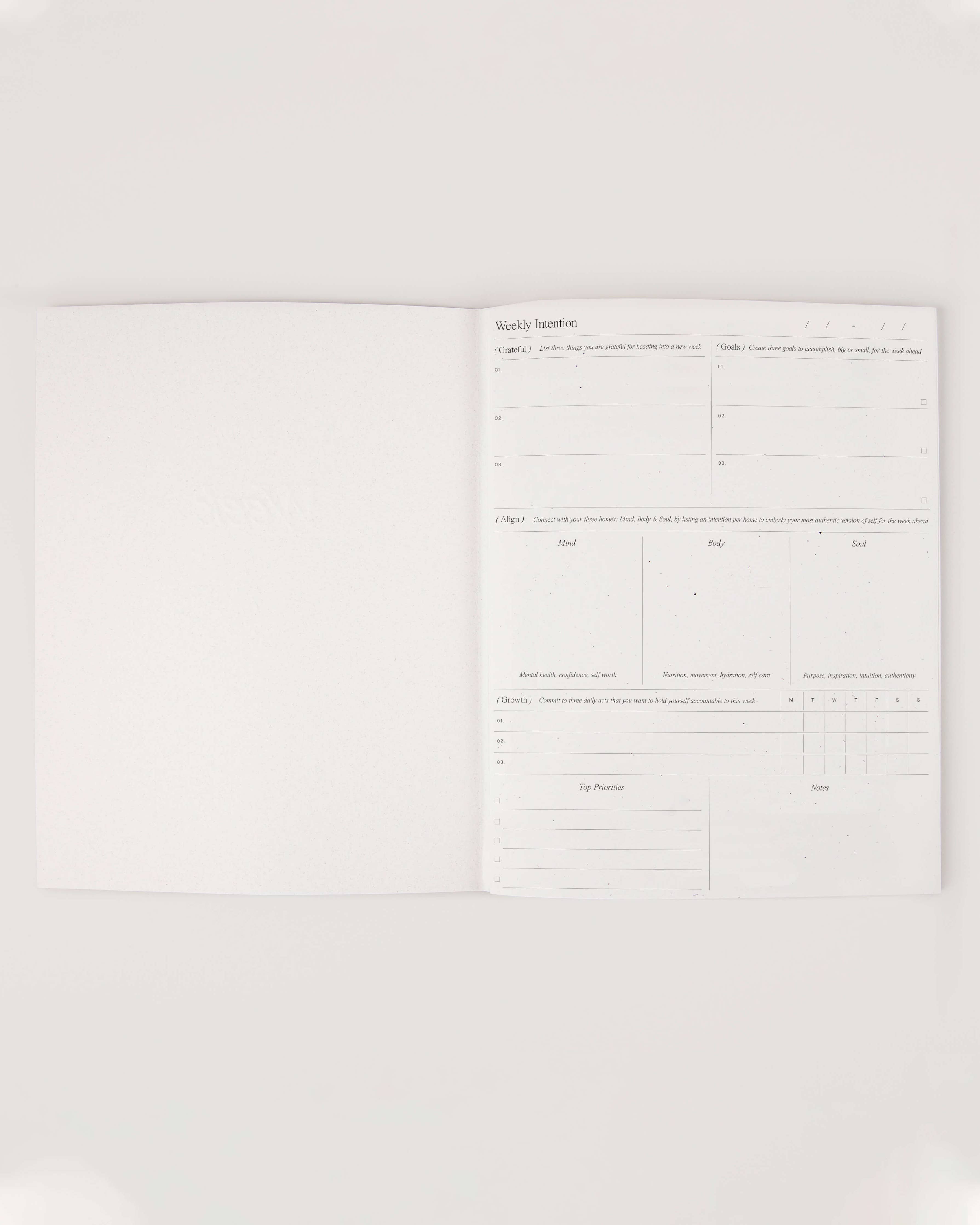 Minimalist Week Planner by Wilde House