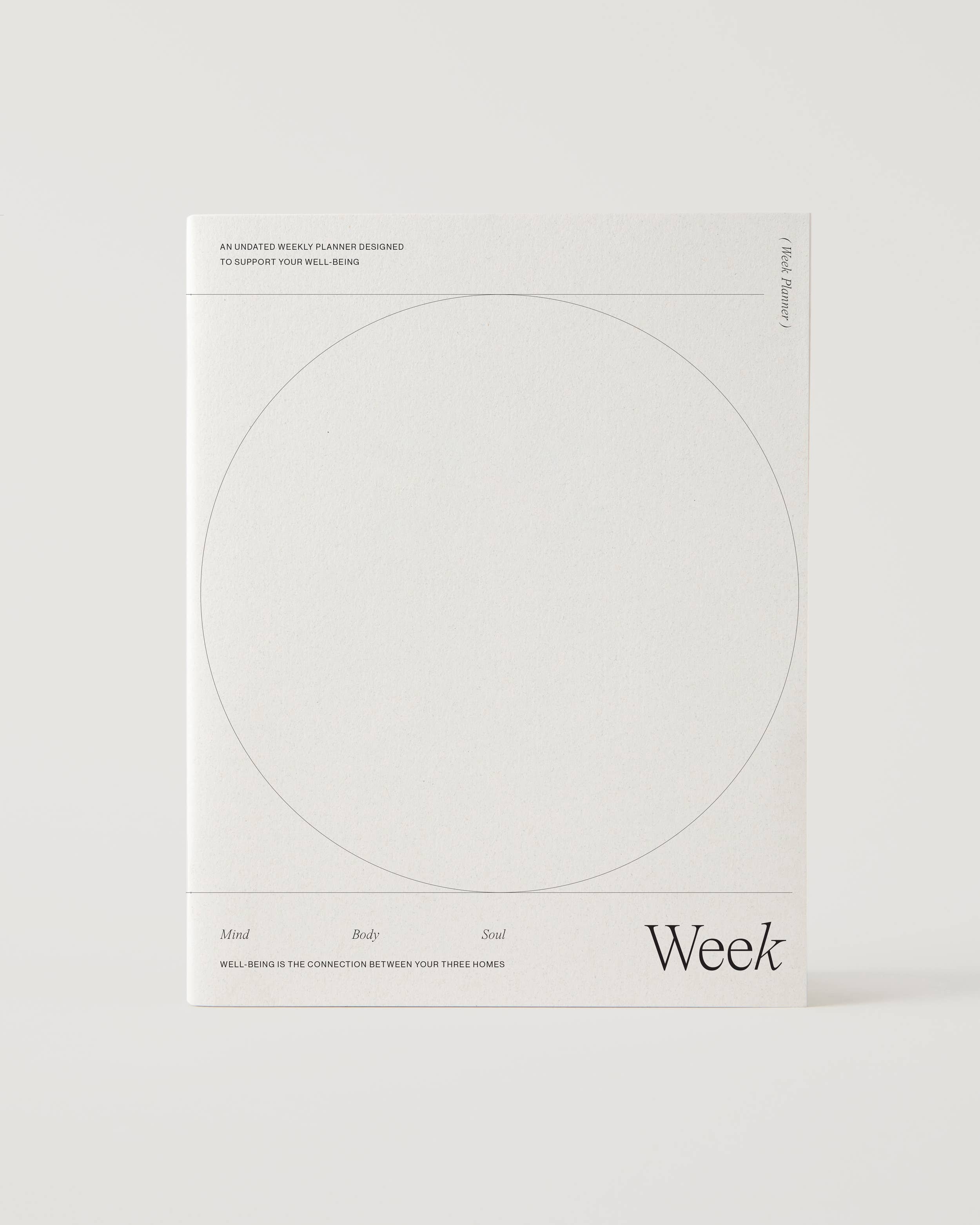Minimalist Week Planner by Wilde House