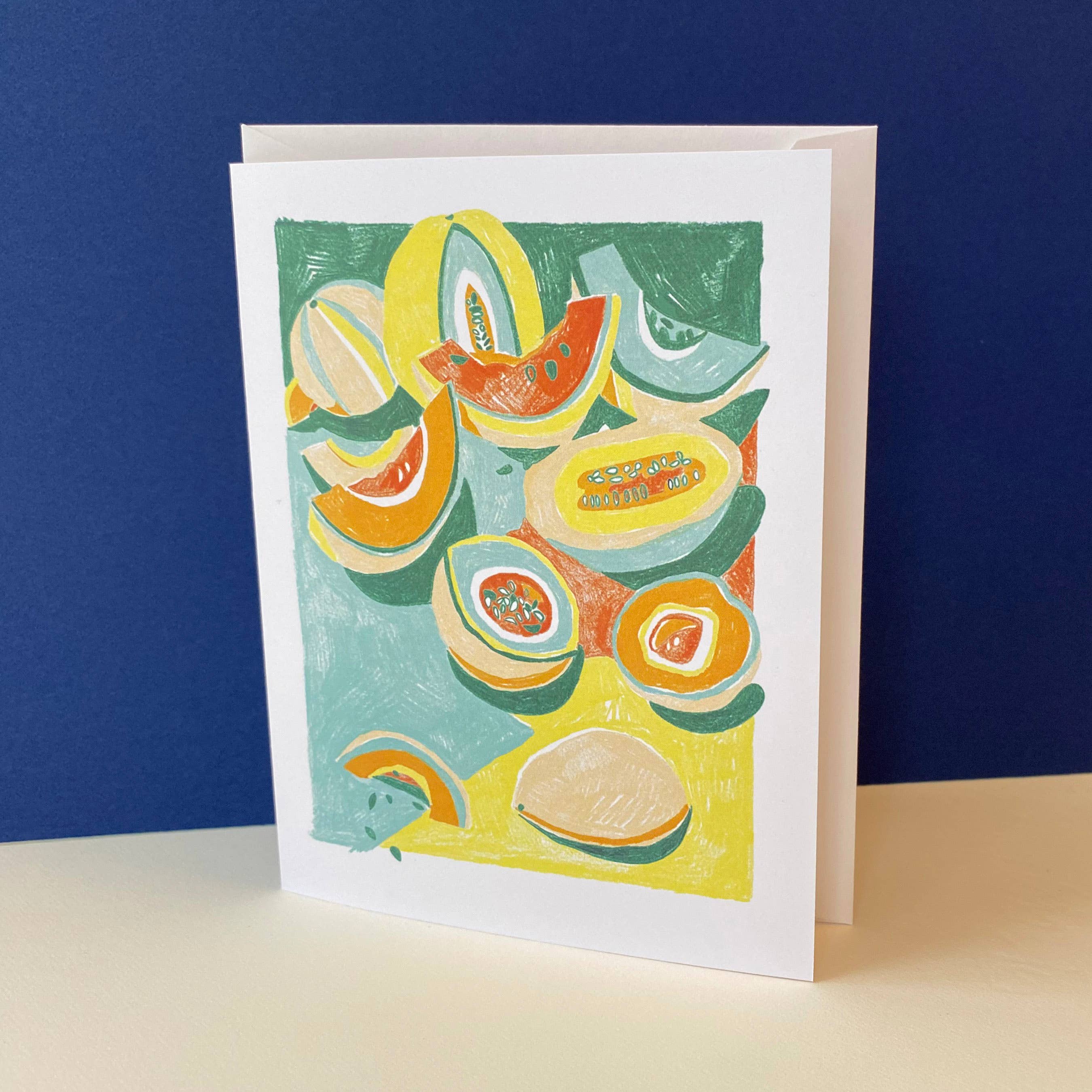 Melon Greeting Card