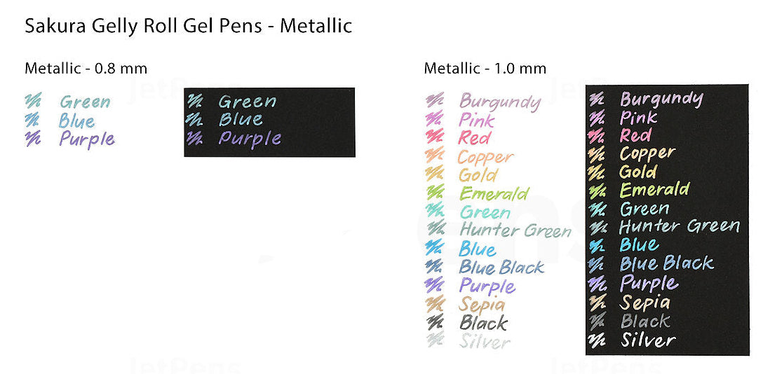 Sakura Gel Pen / Metallic