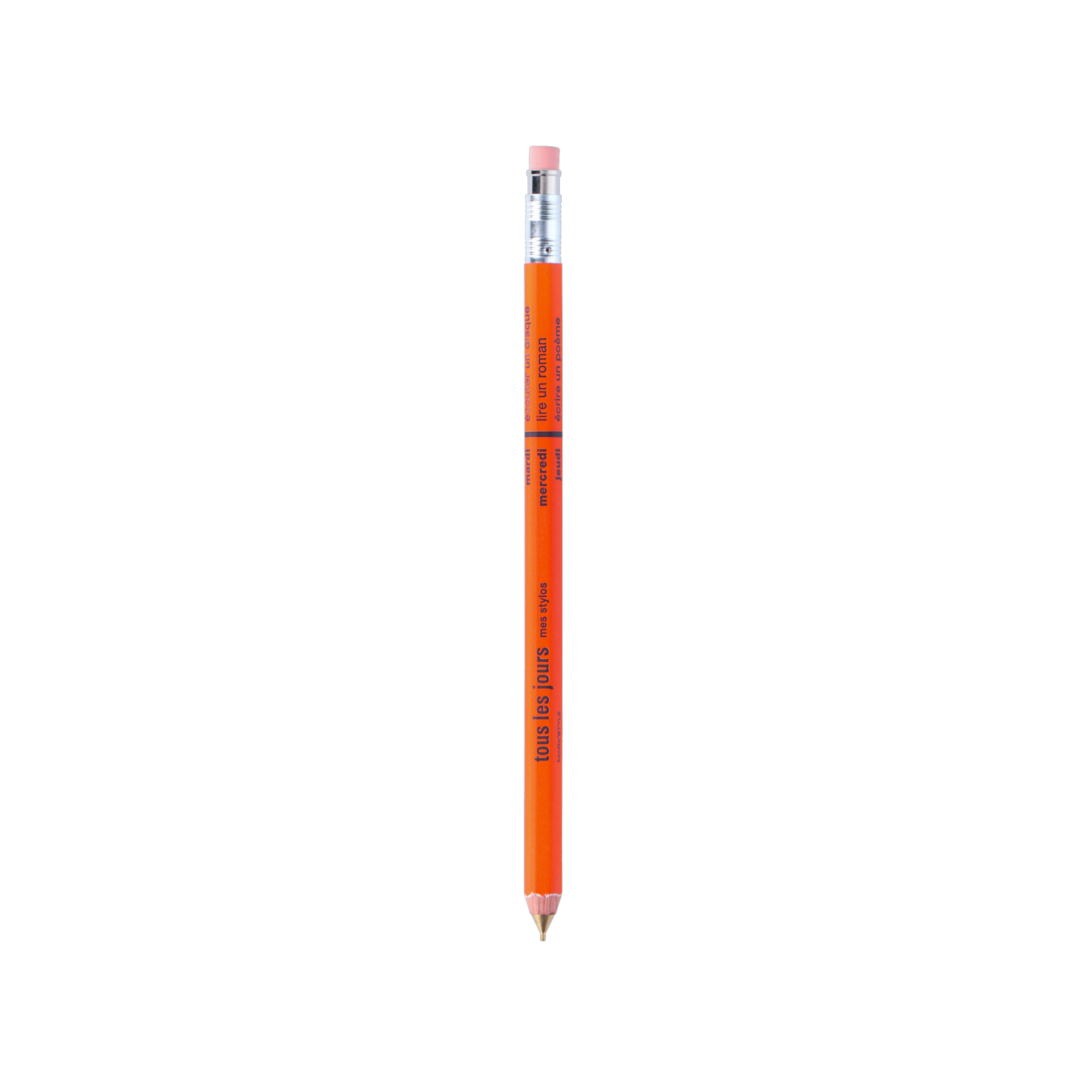 MARK'STYLE Mechanical Pencil with Eraser / tous les jours / various colors