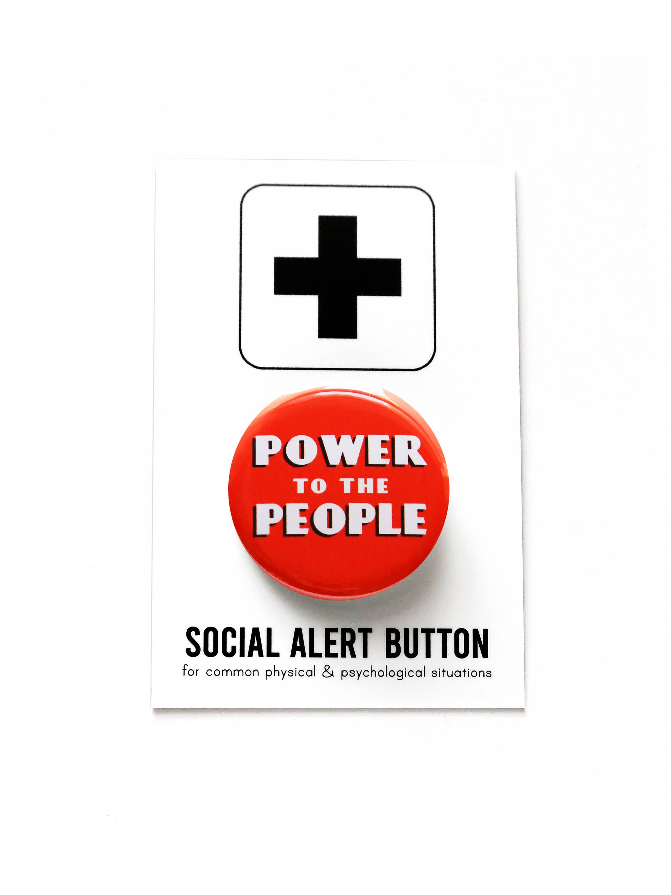 Power to the People Pinback Button