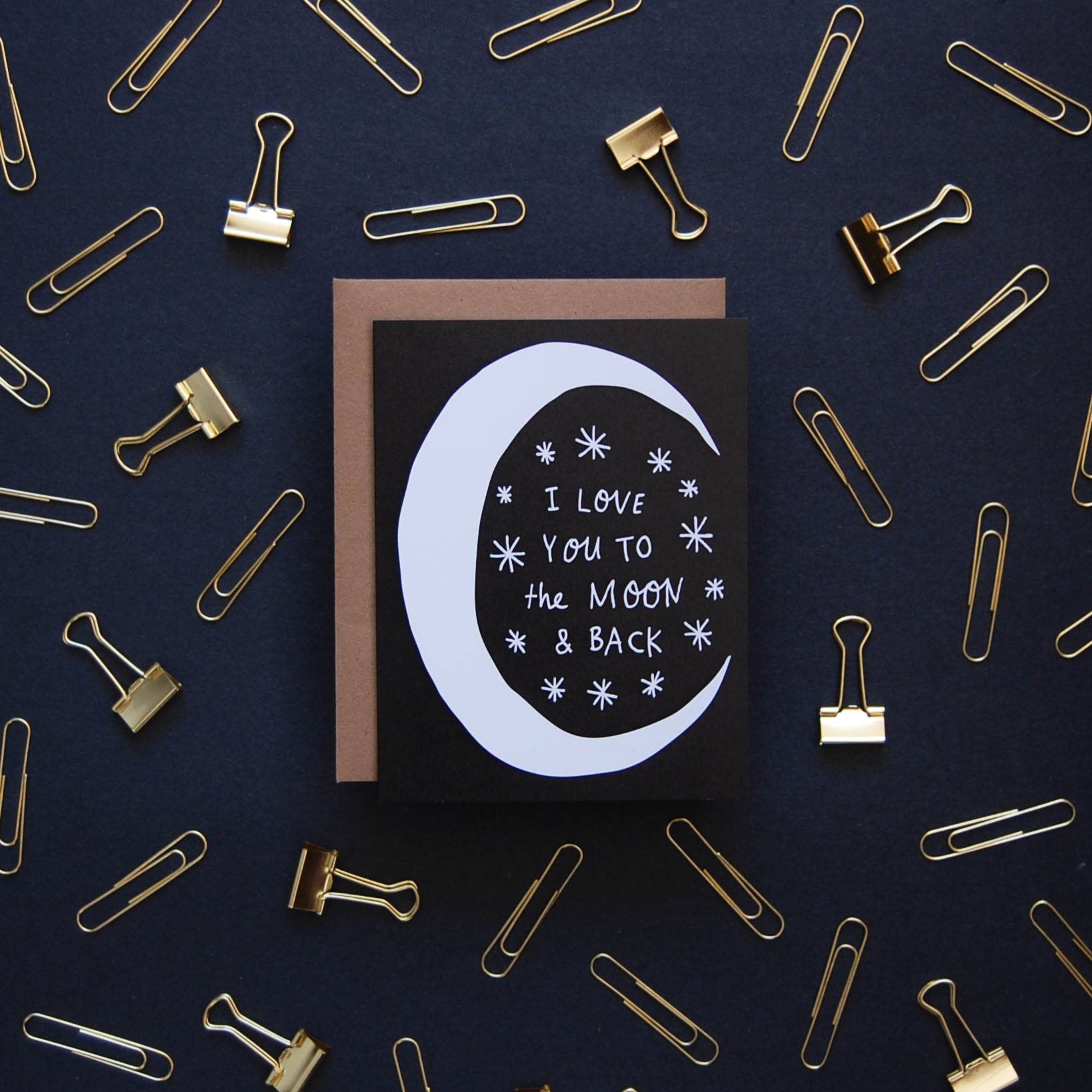 Love You To The Moon and Back Card