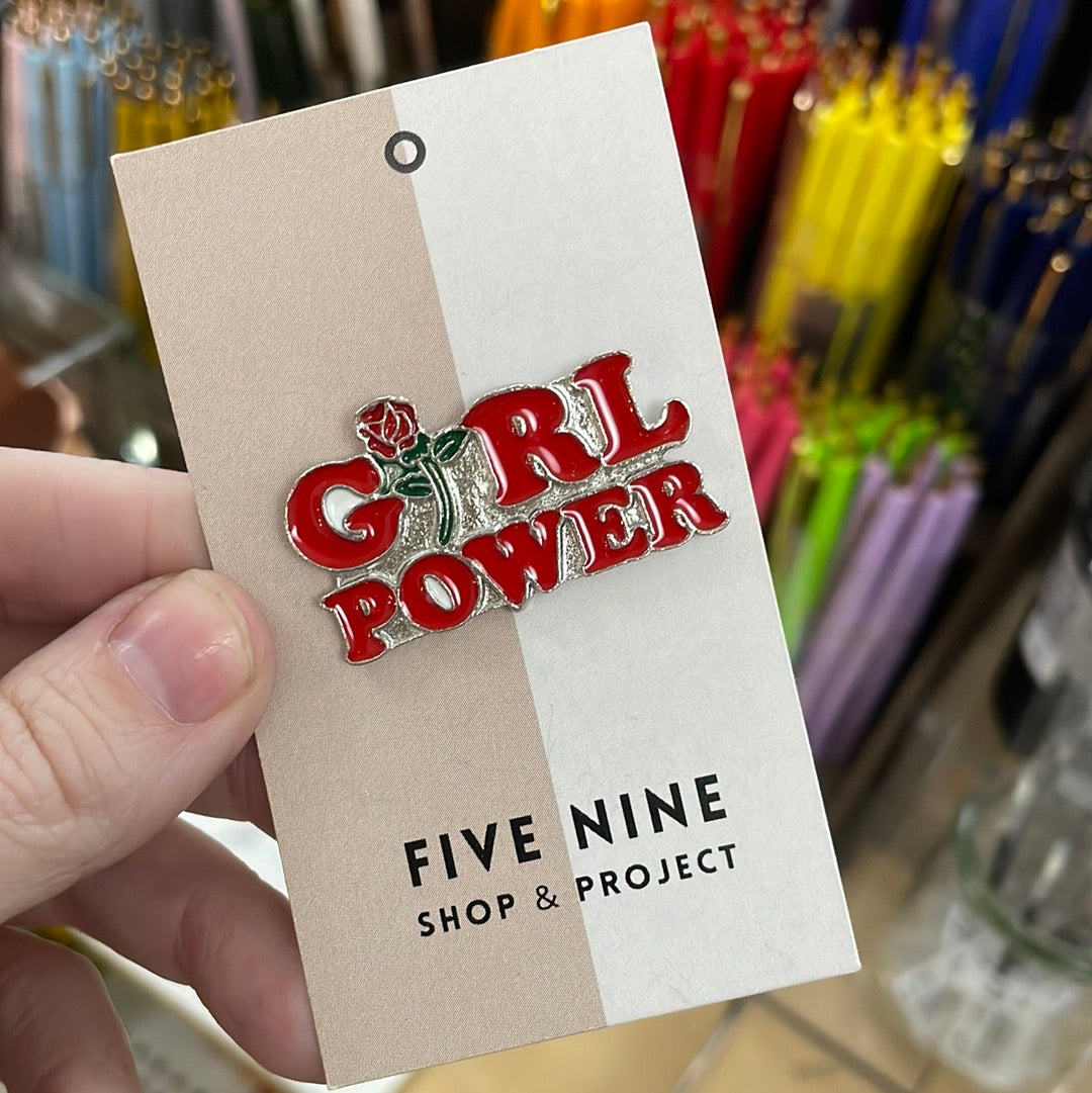 Girl Power Enamel Pin