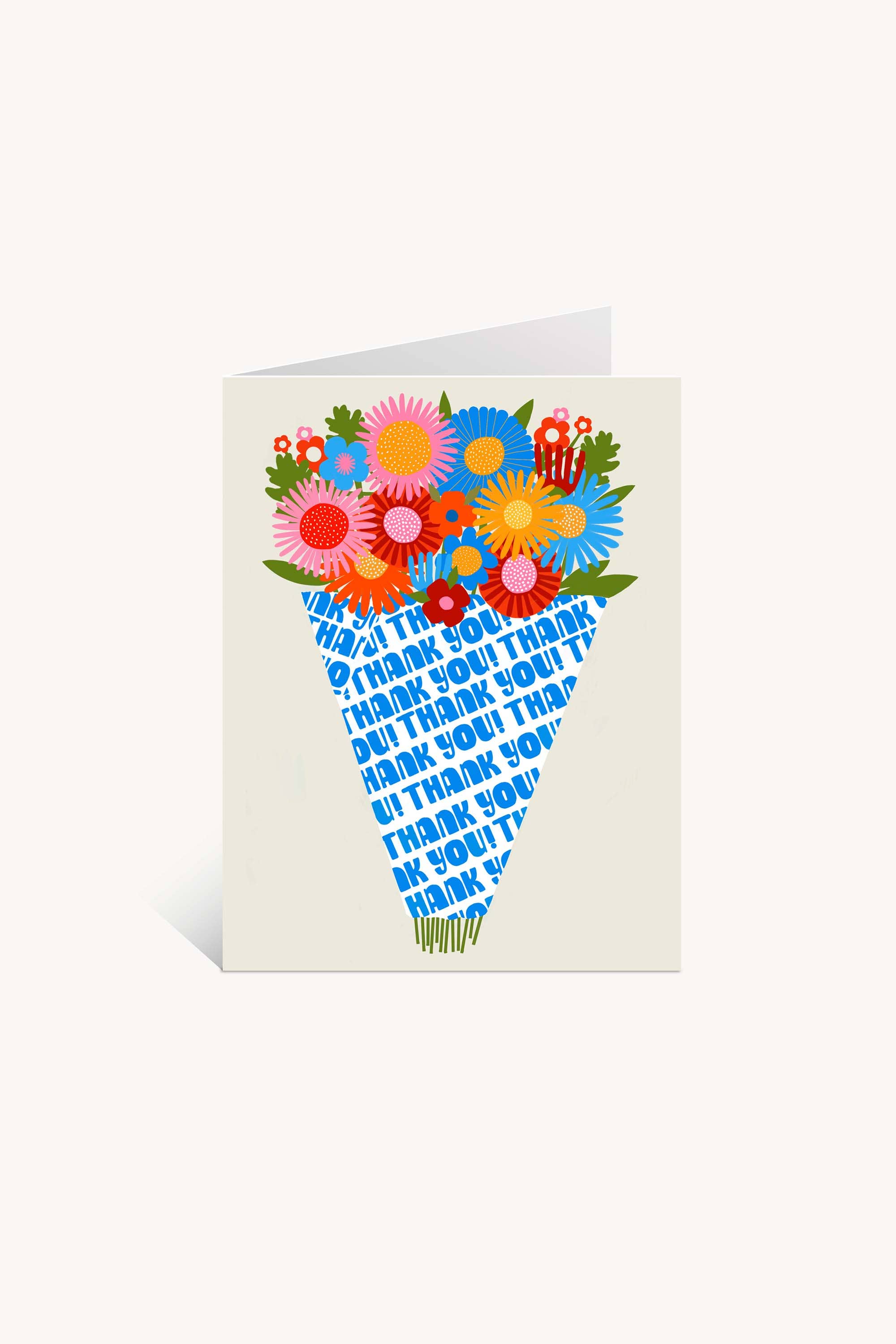 Thank You Bouquet Greeting Card