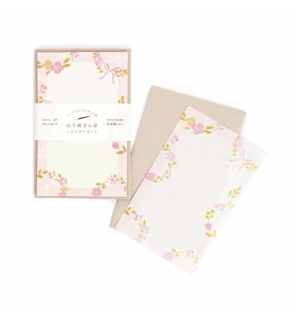 Furukawa Paper Washi Letter Set / Flower Lease