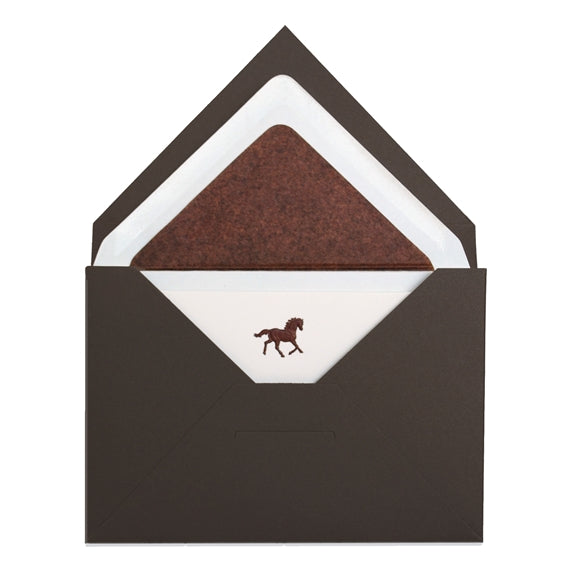 Horse Embossed Card